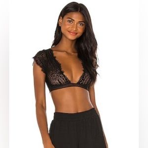 Black Lace Bralette/Bra Top